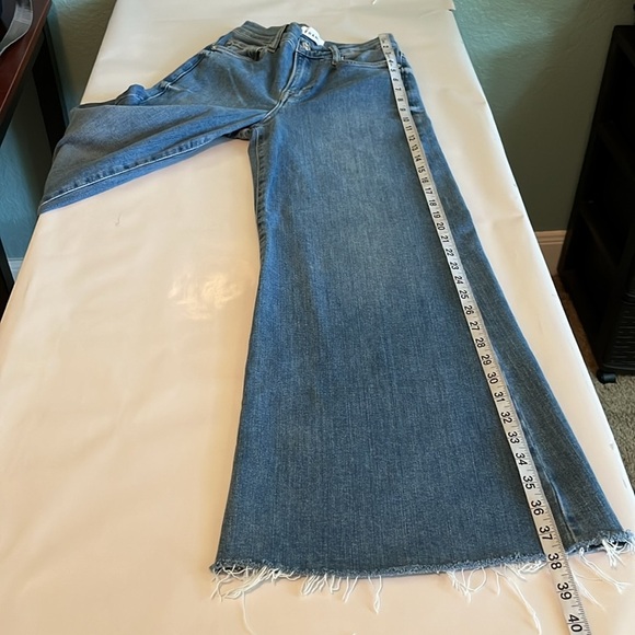 Frame Denim Le Palazzo Crop High Rise Size 26 - Picture 9 of 16